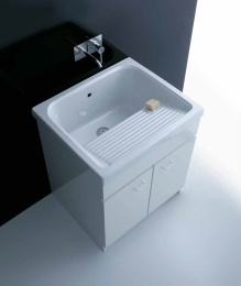 Тумба для постирочной раковины Galassia Osiride (9022), цвет белый