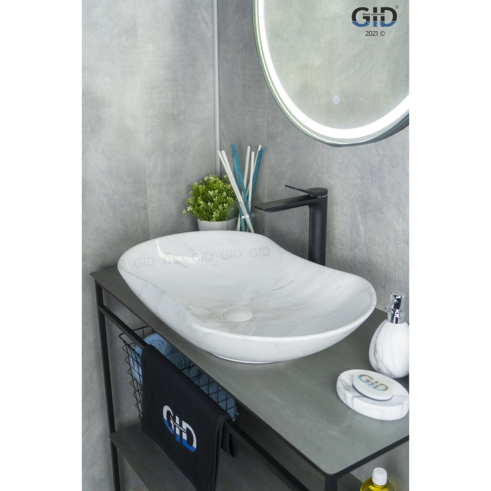 Раковина накладная Gid Mnc503H012