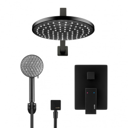 Фото Душевой комплект Swedbe Platta 5554B черный