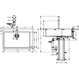 Смеситель Hansgrohe Select (43202800) серый