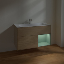 Villeroy Boch Finion F040GMPC Тумба под раковину 996х498 мм (olive matt/oak veneer)