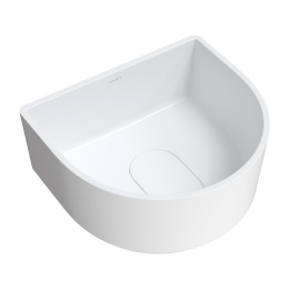 Умывальник OMNIRES MARBLE+ CADENCE 42x37x19 см CADENCE420BM (белый мат)