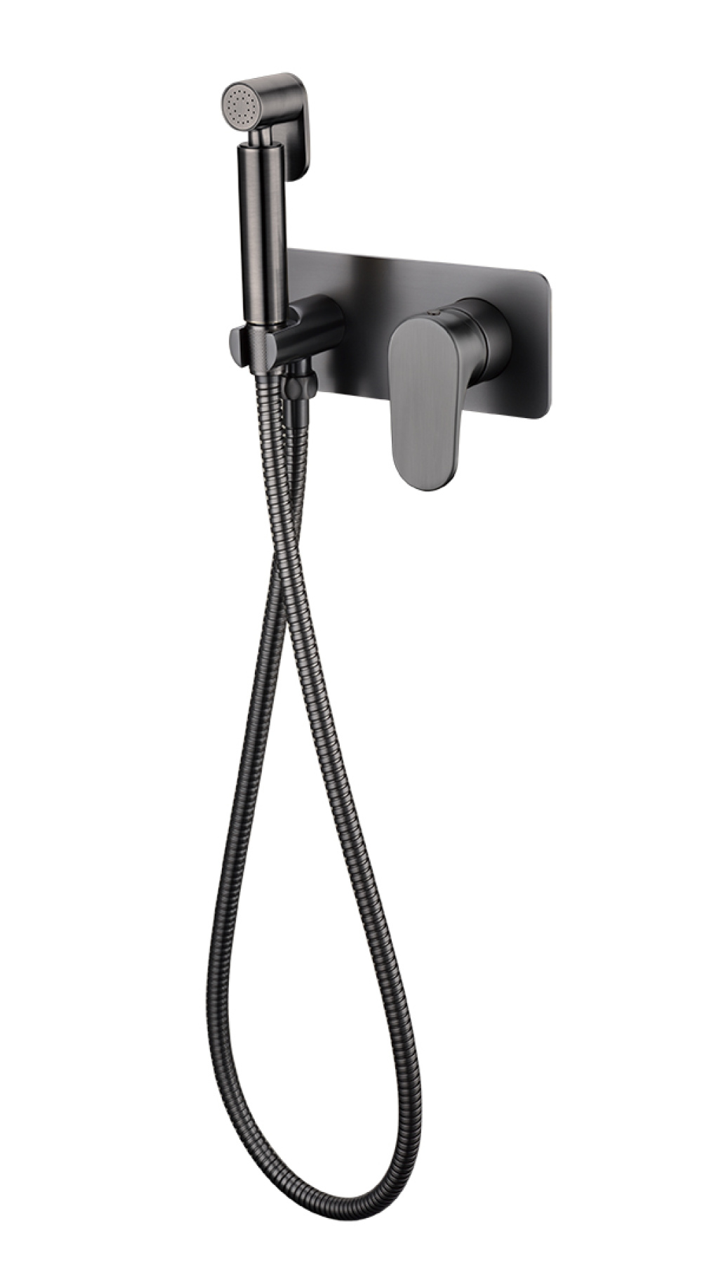 Фото Гигиенический душ со смесителем Boheme Spectre (457-GM)