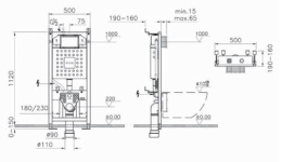 Унитаз подвесной Vitra Integra (9856B003-7206) белый
