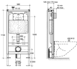 Фото Ideal Standard VV601804 Инсталляция для унитаза