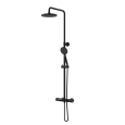 Душевая система с термоcтатом Paini Nove 09YO687THD250F3D110 черный