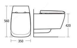 Крышка-сиденье для унитаза Ideal Standard Ventuno микролифт, белый, T663801