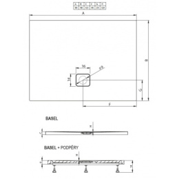 Душевой поддон Riho Basel 412 90x90 белый + сифон DC220050000000S