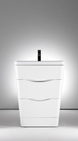 Тумба под раковину BelBagno Piramide PIRAMID-650-2C-PIA-BL 65 х 80 см, Bianco Lucido