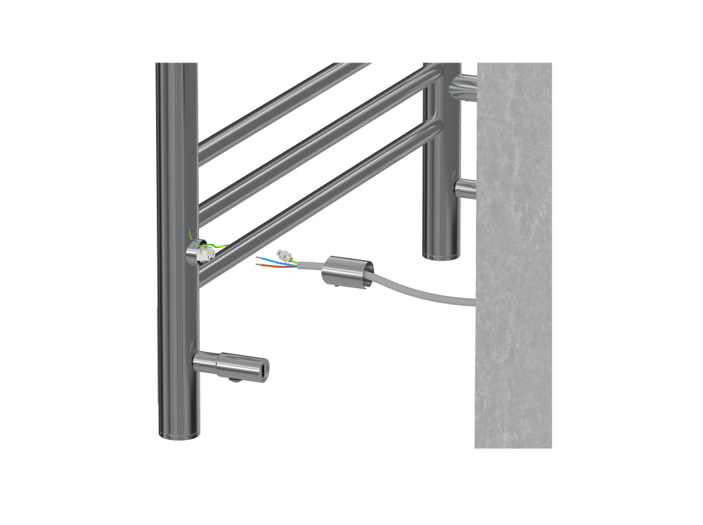 Фото Полотенцесушитель электрический Aquatek Альтаир (AQ EL KP0770CH), цвет хром
