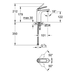 Смеситель Grohe Veris 23065000 для раковины