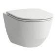 Унитаз подвесной Laufen Pack Pro ZRU9310465 36x53см, безободковый, сиденье Slim с микролифтом, белый