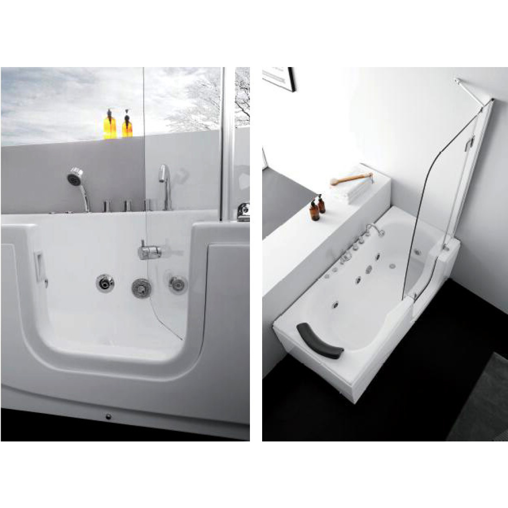 Акриловая ванна 170x80 Gemy (G9246 B R), прямоугольная