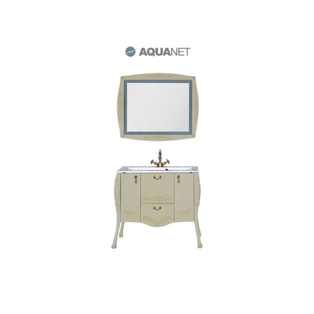 Мебель для ванной Aquanet Виктория 90 олива