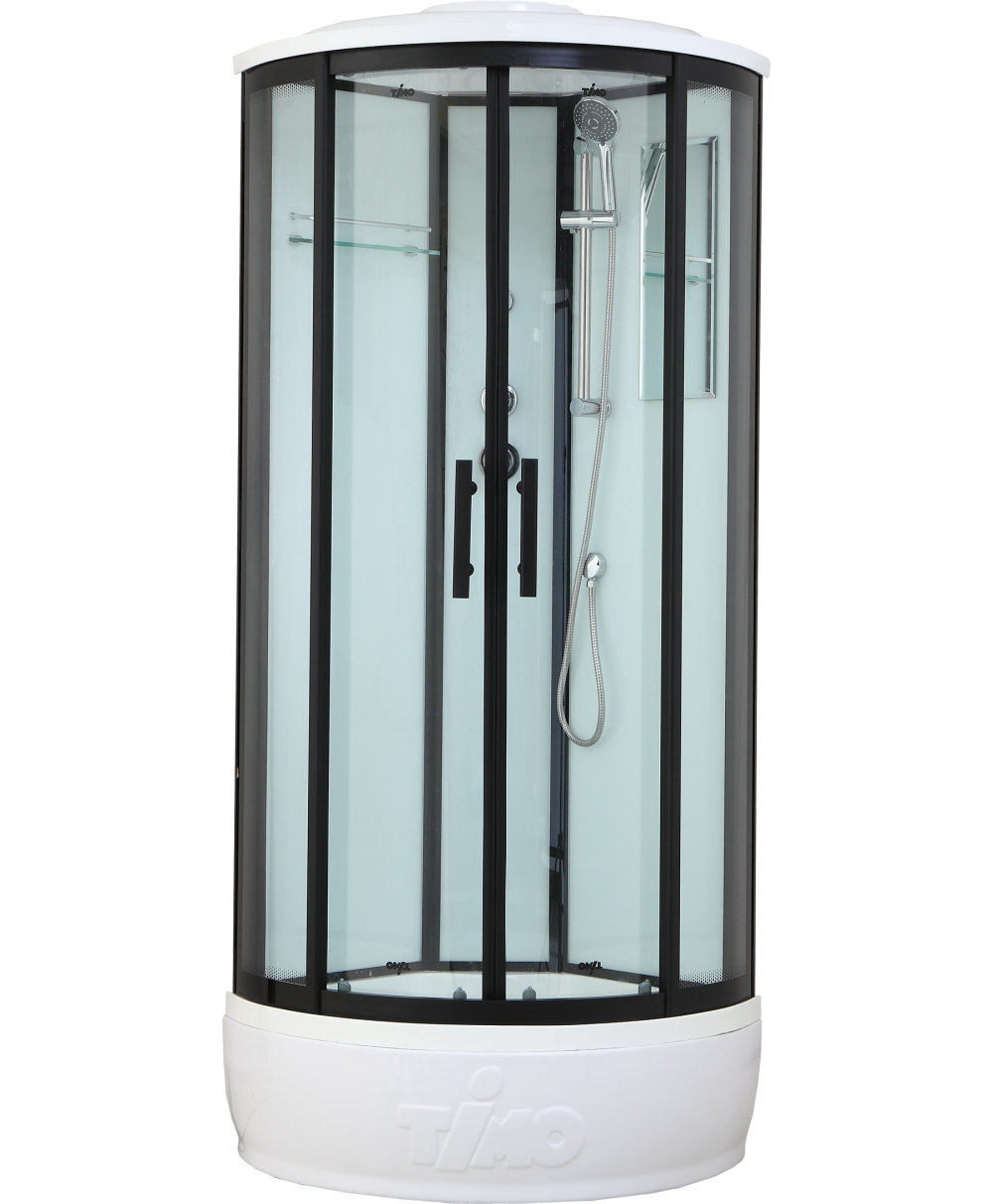 Душевая кабина 80x80x220 Timo (T-6680 B) Без гидромассажа, акрил, Поддон средний