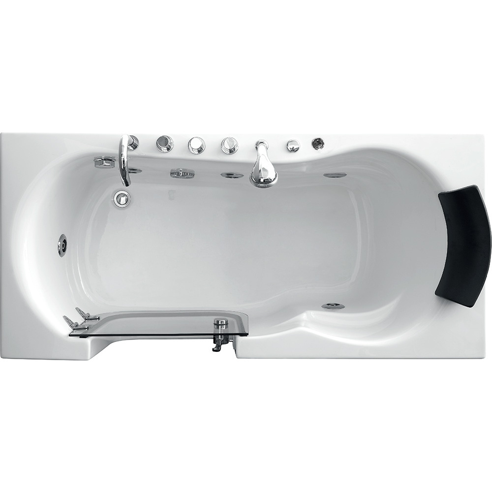 Акриловая ванна 170x80 Gemy (G9246 B L), прямоугольная