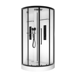 Душевая кабина 90xx217 Black&White (G8021) акрил, Поддон низкий