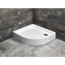 Акриловый поддон для душа Radaway Siros E Compact 80x90x17 белый, в левый угол SBE8917-1L