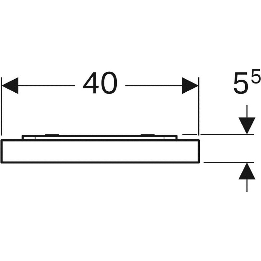 Фото Geberit Xeno2 500.520.00.1 Зеркало, с подсветкой