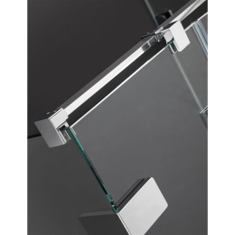 Душевая стенка Radaway Arta S 2 90 боковая профиль Хром стекло прозрачное 386111-03-01