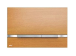 Клавиша смыва AlcaPlast (STRIPE-BEECH) коричневый