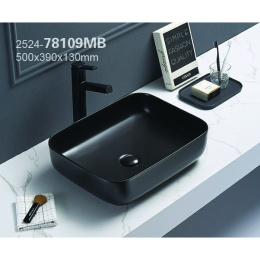 Раковина накладная Azario  (AZ-78109MB) Черный матовый