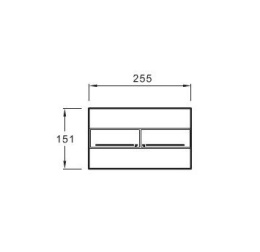 Фото Кнопка смыва Jacob Delafon (E4316-00) белый