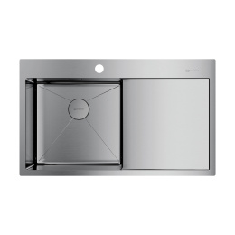 Кухонная мойка Omoikiri Akisame 86-IN-L (4993760) нержавеющая сталь