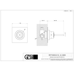 Фото Гигиенический душ Gessi Rettangolo (20021#031+)