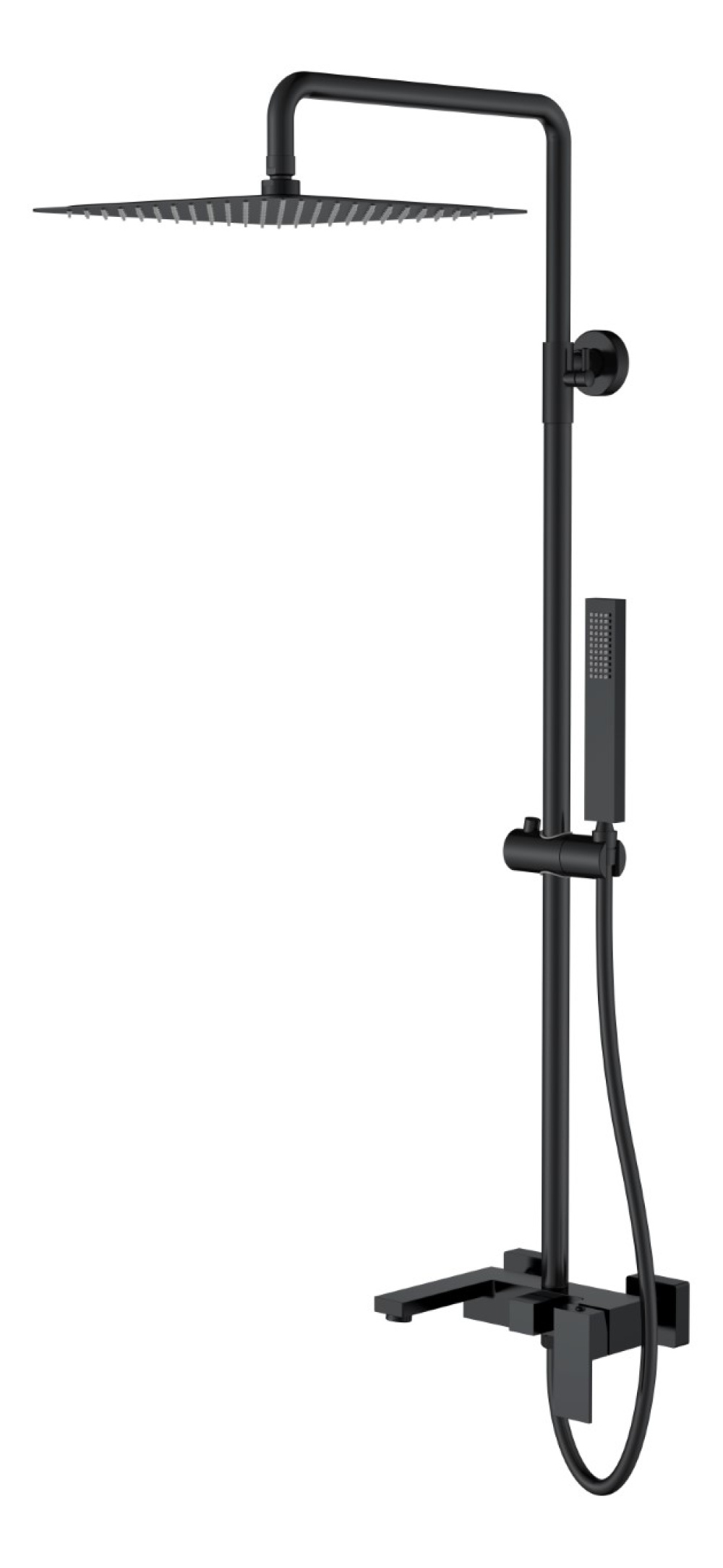 Фото Cмеситель для умывальника Boheme Qubic (478-B) черный