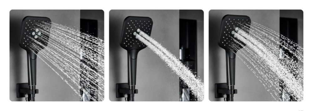 Фото Душевой комплект Vincea Next (VSFW-1N3TGM) вороненая сталь