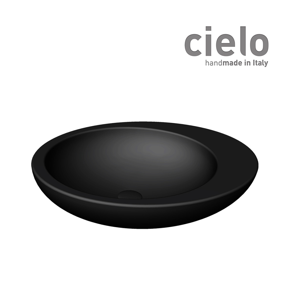 Ceramica CIELO Le Giare LGLA60N - Раковина накладная на столешницу 60*45 см (черная глянцевая)