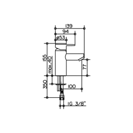 Смеситель для раковины Keuco Plan 54902010100, хром