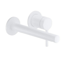 Фото Excellent PI white AREX.1214WH Смеситель для умывальника скрытого монтажа (белый мат)