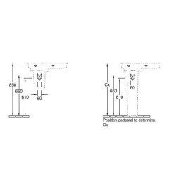 Villeroy&Boch Sentique 524300R1 Пьедестал (альпийский белый)
