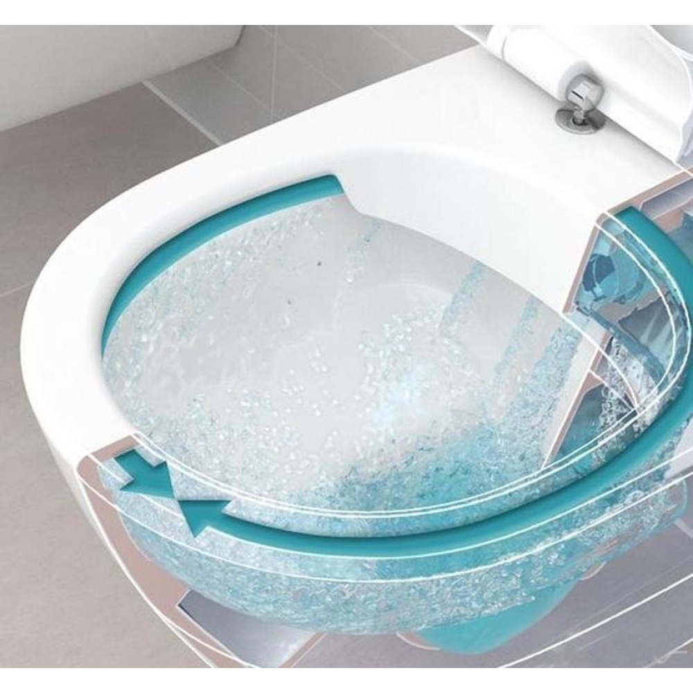 Подвесной унитаз Villeroy&Boch Subway 2.0 5614 R5R1 безободковый