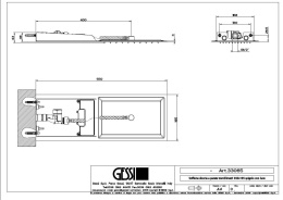 Фото Верхний душ Gessi Tremillimetri Quadro (33065#238) сталь полированная