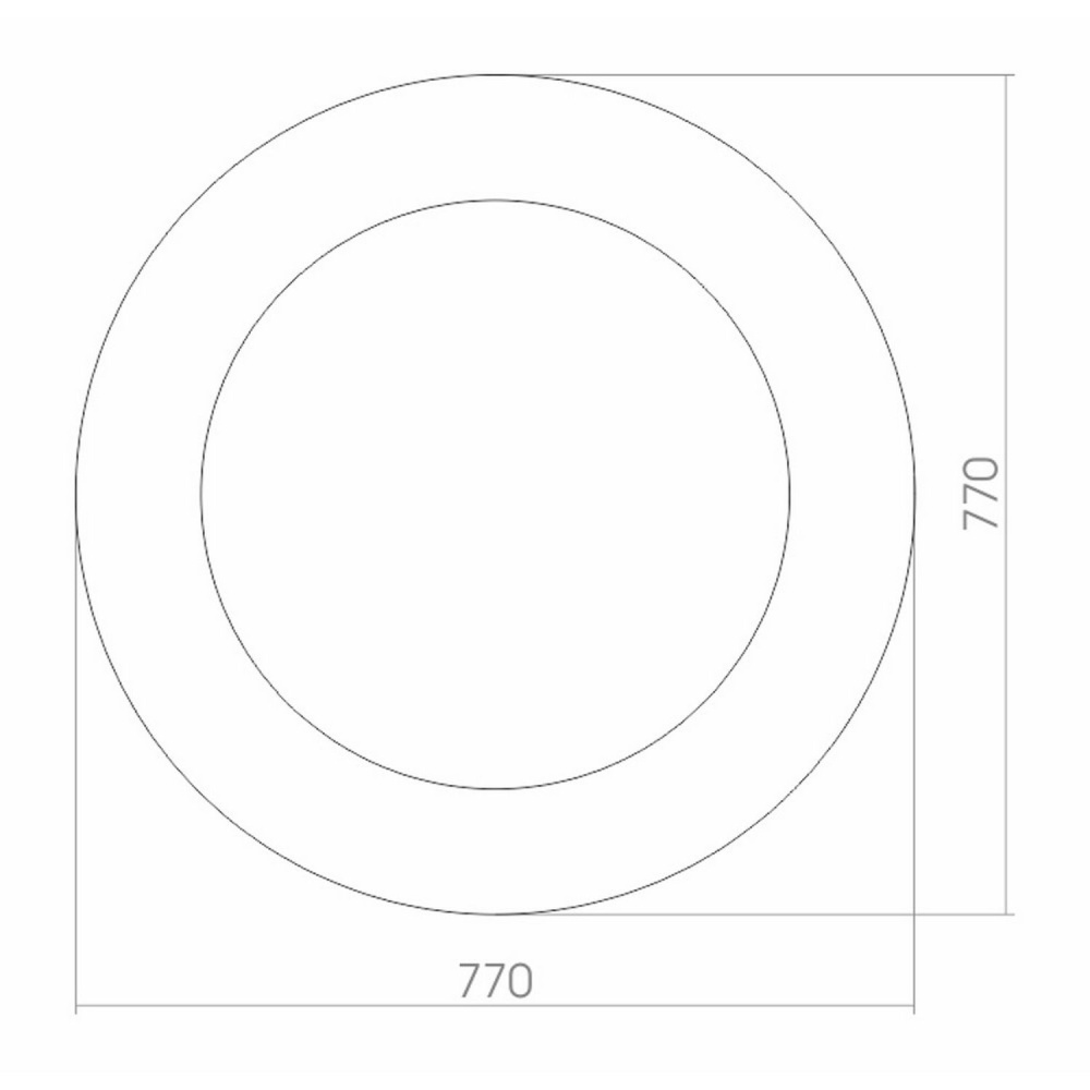 Зеркало с подсветкой MIXLINE Солярис D770 (539796)