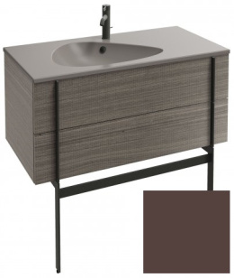 Тумба под раковину Jacob Delafon Nouvelle Vague 100 см, EB3032-F32, цвет - ледяной коричневый сатин