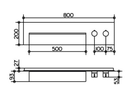 Смеситель для ванны Keuco MeTime_spa 56161011102, антрацит