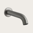 Излив Gessi 316 Bath-Shower 54008#239, сталь шлифованная/брашированная (Steel Brushed, Inox)