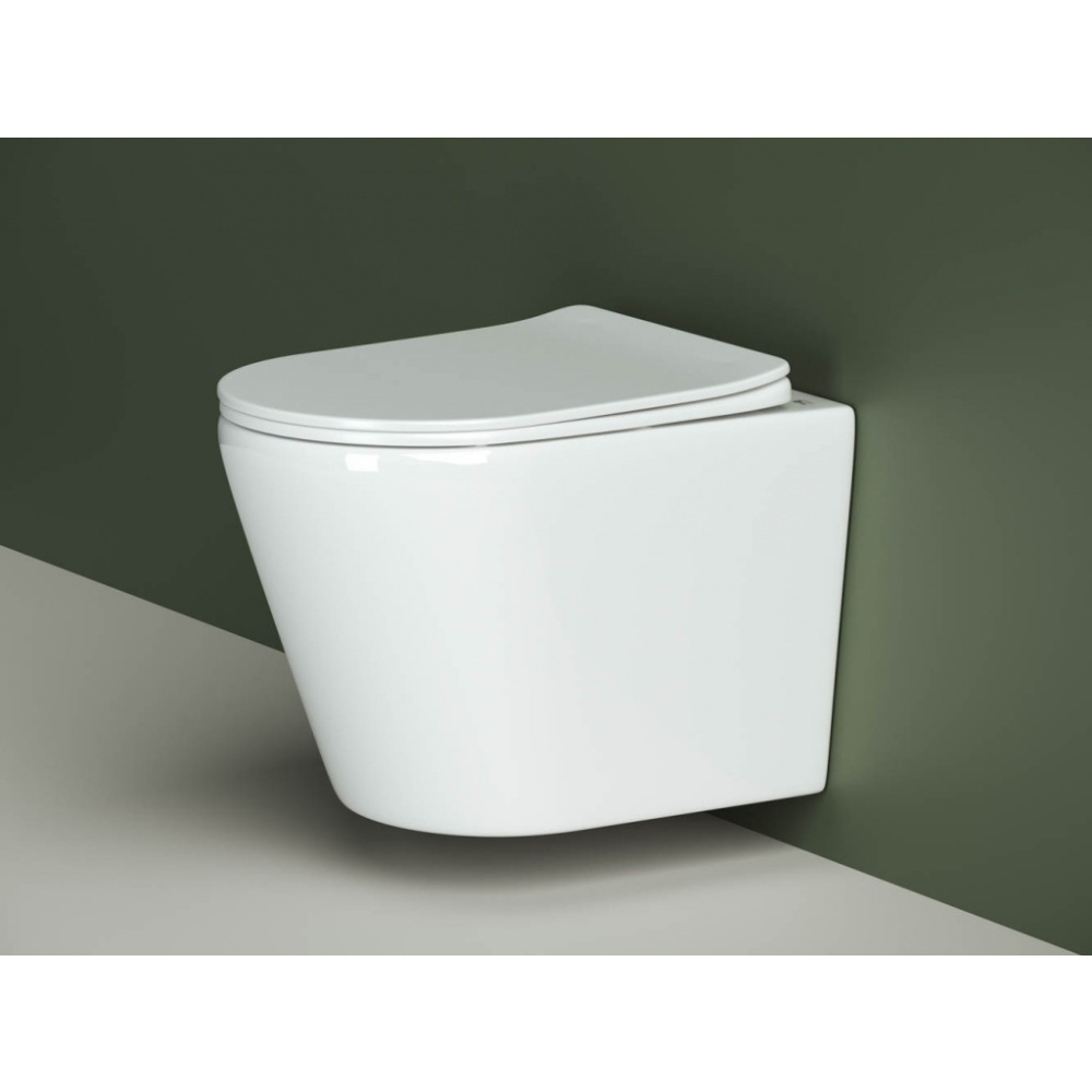 Подвесной унитаз Ceramica Nova HIGHLIGHT CN1804 с сиденьем