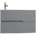 JacobDelafon Nona EB1888RU-442 Мебель с интегрированными ручками, глянцевый серый антрацит, 80 см, 2