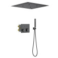 Душевая система встроенная с термостатом Timo Petruma SX-5209/03SM черный