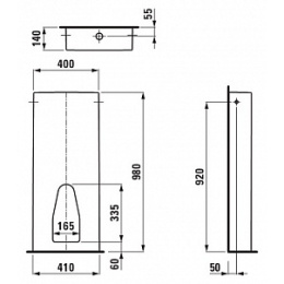 Бачок для унитаза Laufen Kartell 8.2866.1.000.731.1