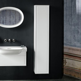 Высокий шкаф-пенал Laufen The New Classic 4.0606.2.085.631.1 160 см, белый глянцевый лак, дверь прав