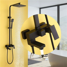 Душевая стойка Abber Daheim (AF8216B) черный