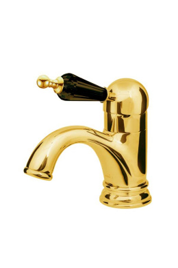 Фото Смеситель для умывальника Boheme Tradizionale Nero (251) хром