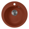 000-Мойка кухонная AquaGranitEx M-45 (334) красный марс