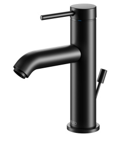 Фото Смеситель для умывальника Keuco Ixmo 59502372000, черный, матовый